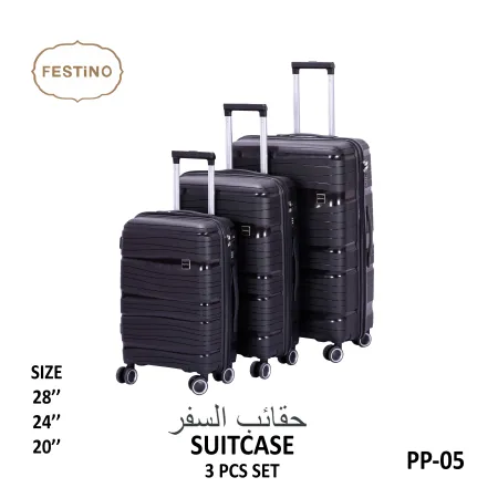 FESTiNO Hard Cabin Travel Suitcase 3pcs Set - PP